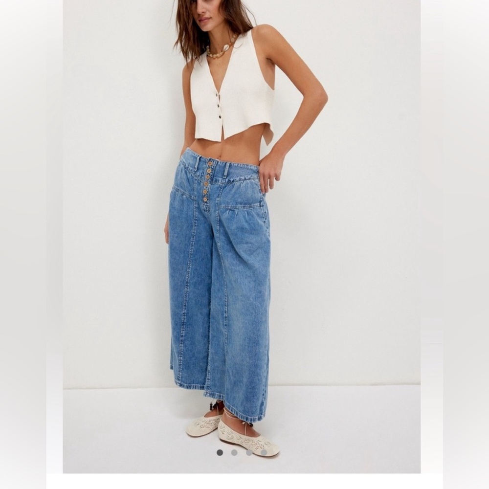 We The Free Light Blue Denim Pants